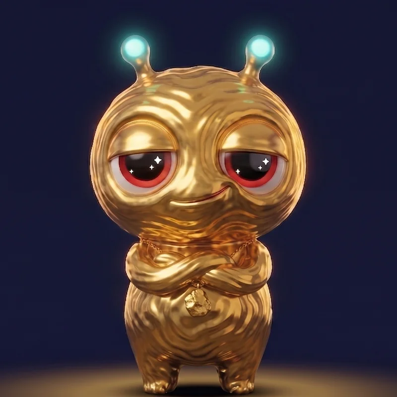 Molten Gold - Born in a river of liquid gold through the earth's core